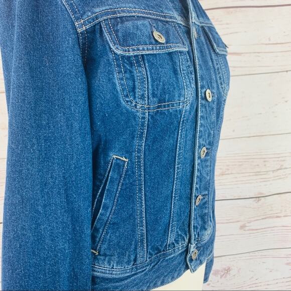 Tommy Hilfiger denim jean jacket pockets - Picture 7 of 12